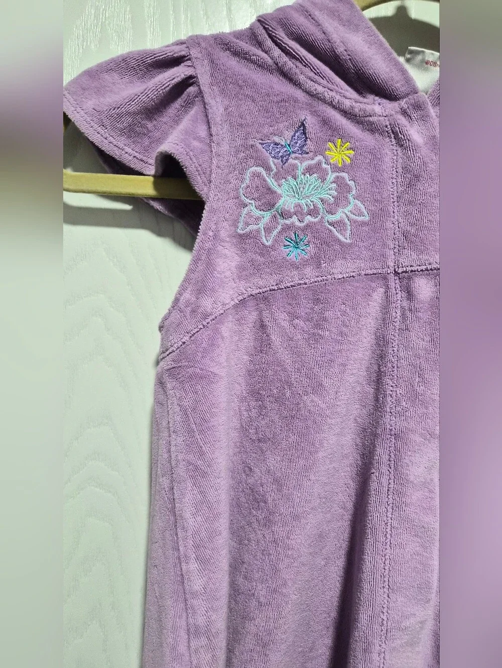 Vintage Disney Store Tinkerbell Purple Swim Cover Up Size 7/8